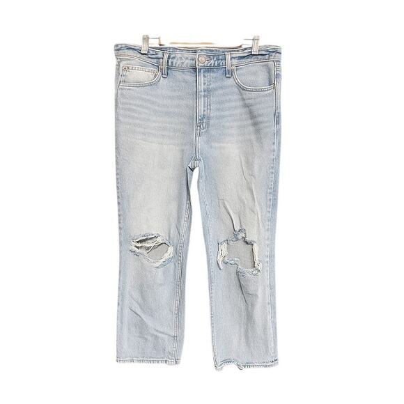 Abercrombie & Fitch Women's The '90s Straight Ultra High Rise Jeans Size 35/20 S